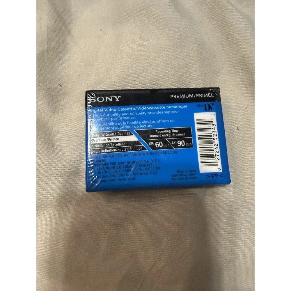 Sony DVC Digital Video Cassette Tape Mini DV 60min Camcorder